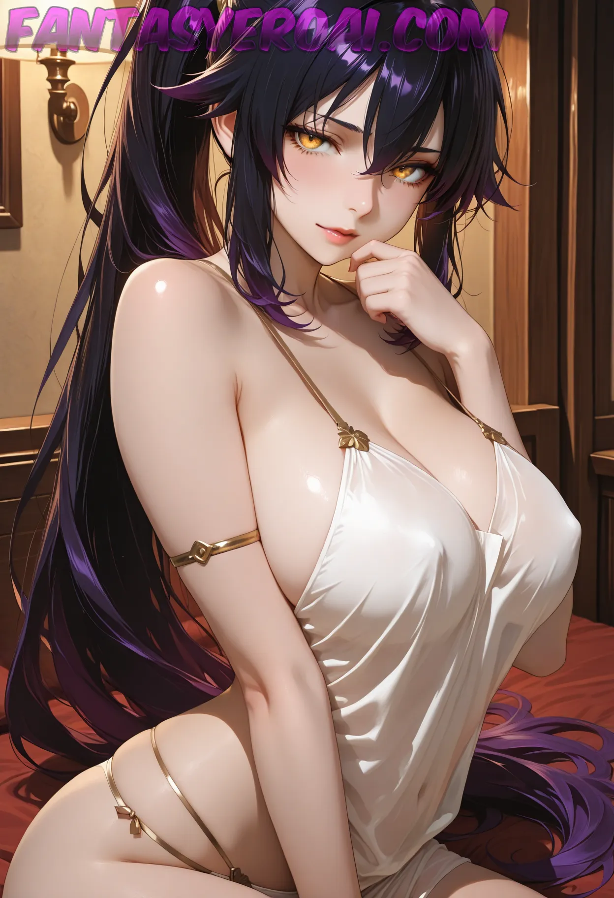 Arte hentai ilustración increíble de Dandadan Lazarus Crunchyroll Anime Series Amv generado por IA