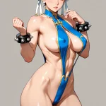 Arte hentai ilustración increíble de Desnuda Asiatica Buscando El Zen generado por IA