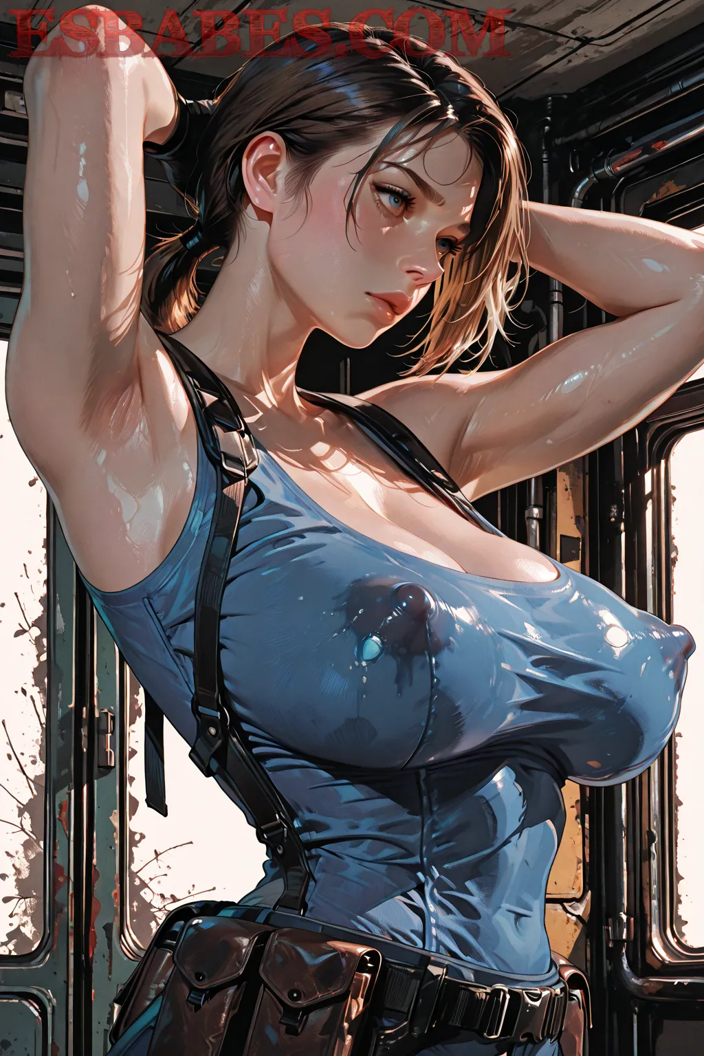 Arte hentai ilustración increíble de Desnudas Modelos Eroticas generado por IA