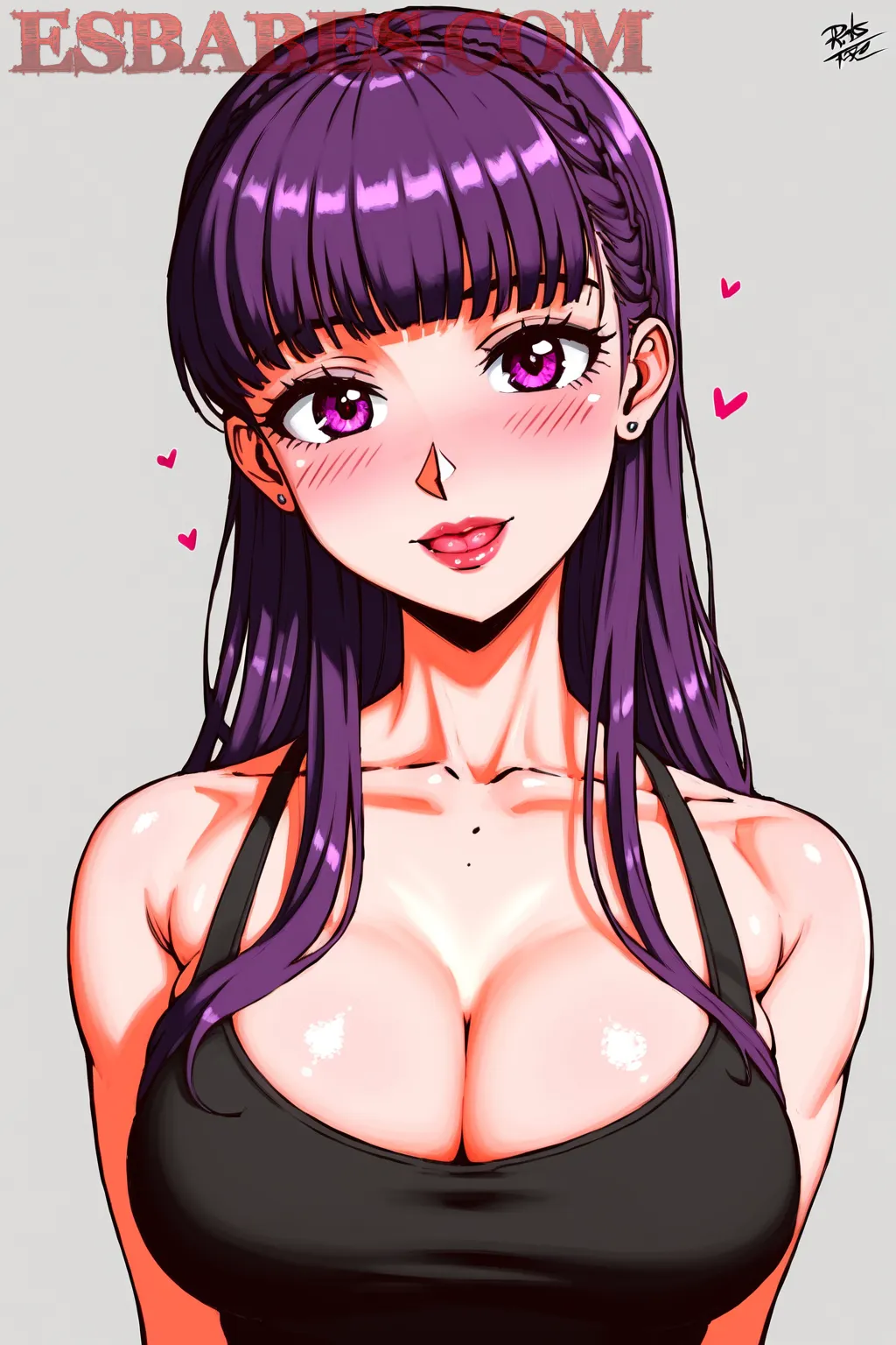 Arte hentai ilustración increíble de El Arte Anime generado por IA