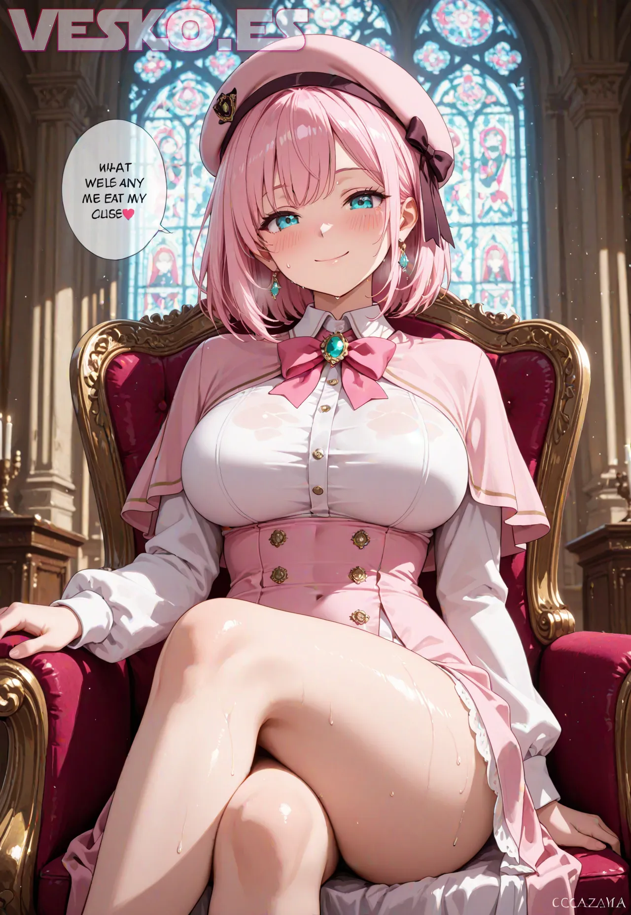 Arte hentai ilustración increíble de Estupenda Asiatica generado por IA