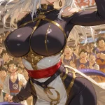 Arte hentai ilustración increíble de Exoticas Chicas Desnudas generado por IA