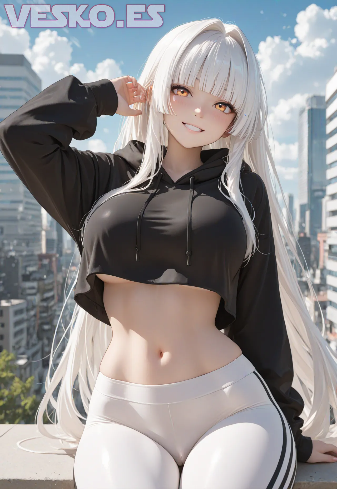 Arte hentai ilustración increíble de Fotos De Chicas Sensuales Y Bellas 15 generado por IA