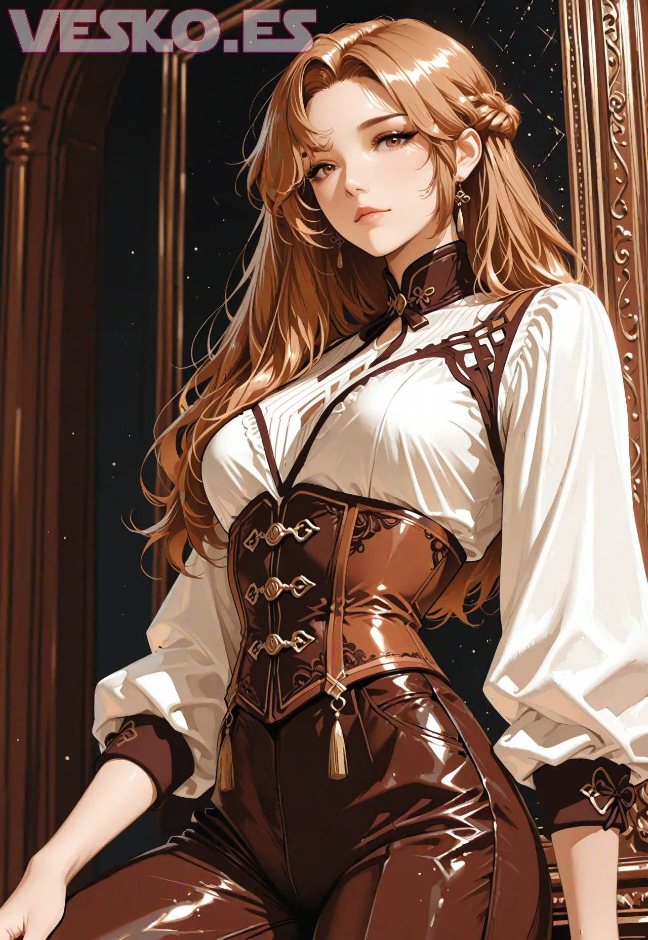 Arte hentai ilustración increíble de Fotos Sexy De Chicas Bellas Y Atrevidas generado por IA