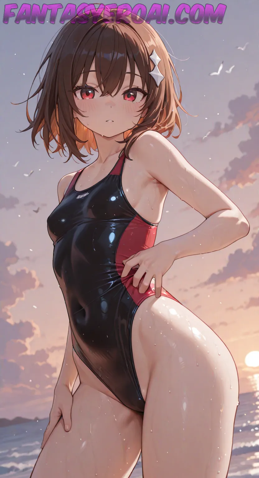 Arte hentai ilustración increíble de Free Anime Anime Edit Crunchyroll Yuri Lolicon generado por IA