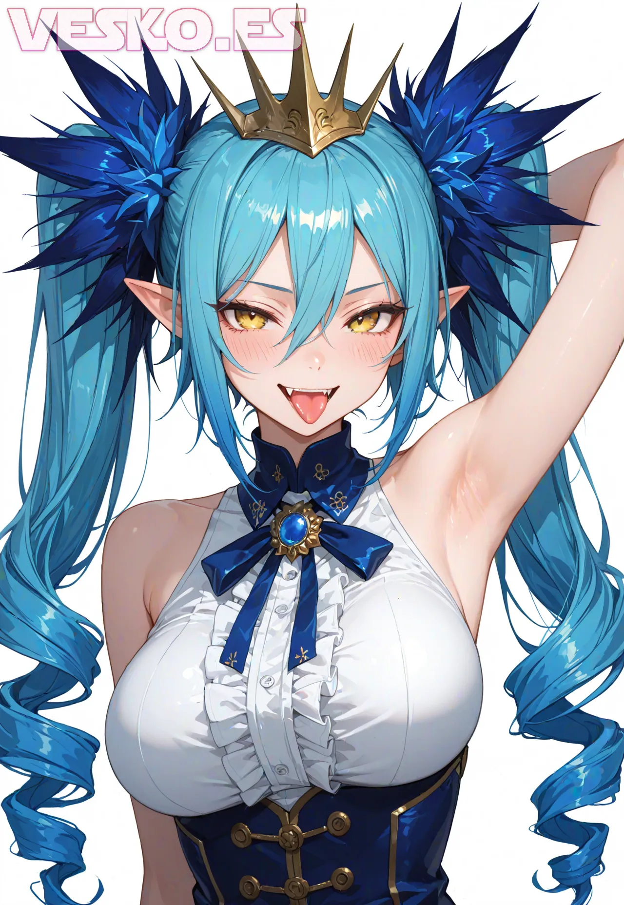 Arte hentai ilustración increíble de Helenna Sexy generado por IA