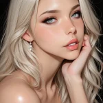Arte hentai ilustración increíble de Hermosa Aficionada Muy Sexy Posando En Bikini generado por IA