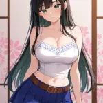 Arte hentai ilustración increíble de Hidive Neon Genesis Evangelion Fan Service Eroge Reverse Harem generado por IA