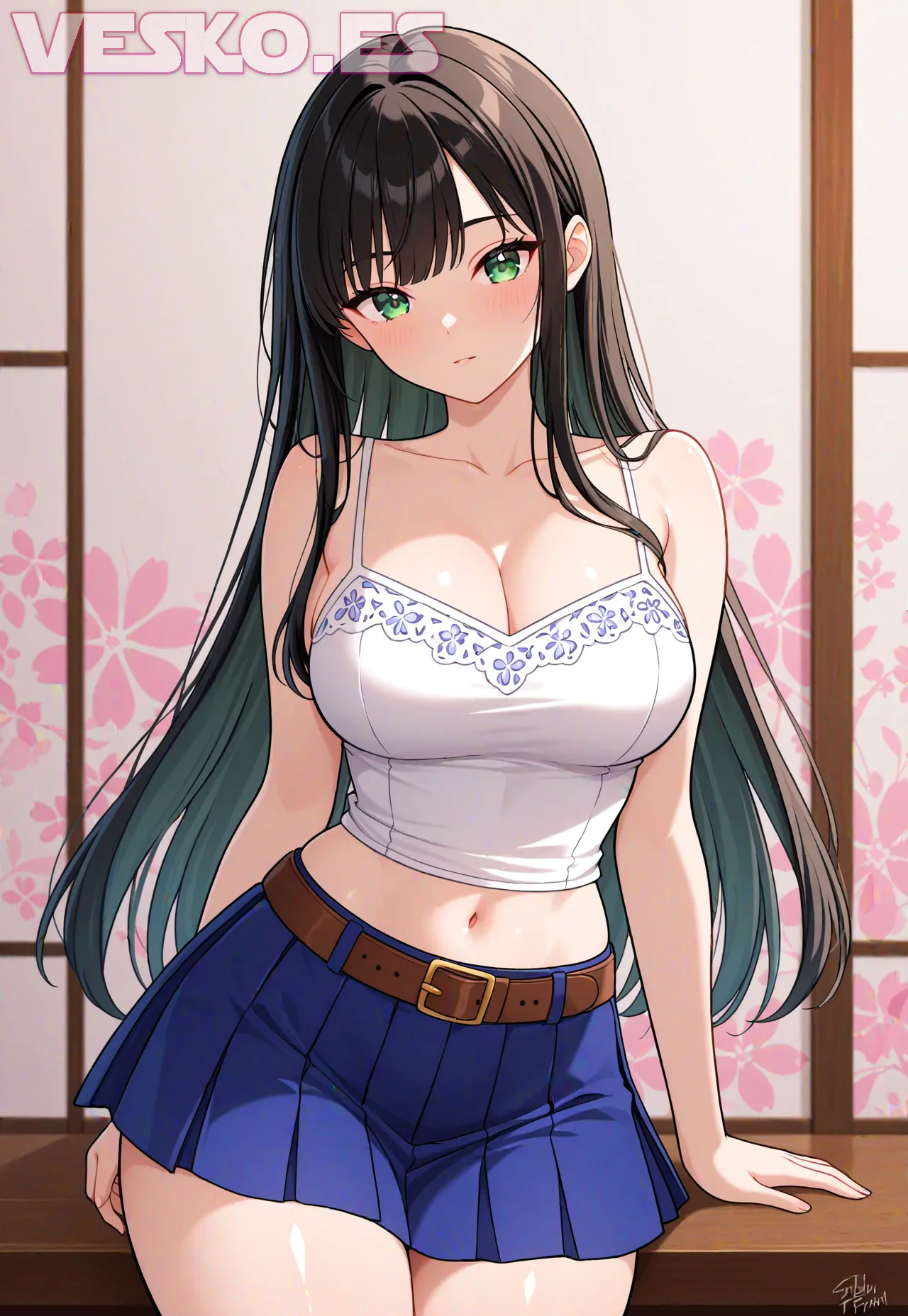 Arte hentai ilustración increíble de Hidive Neon Genesis Evangelion Fan Service Eroge Reverse Harem generado por IA