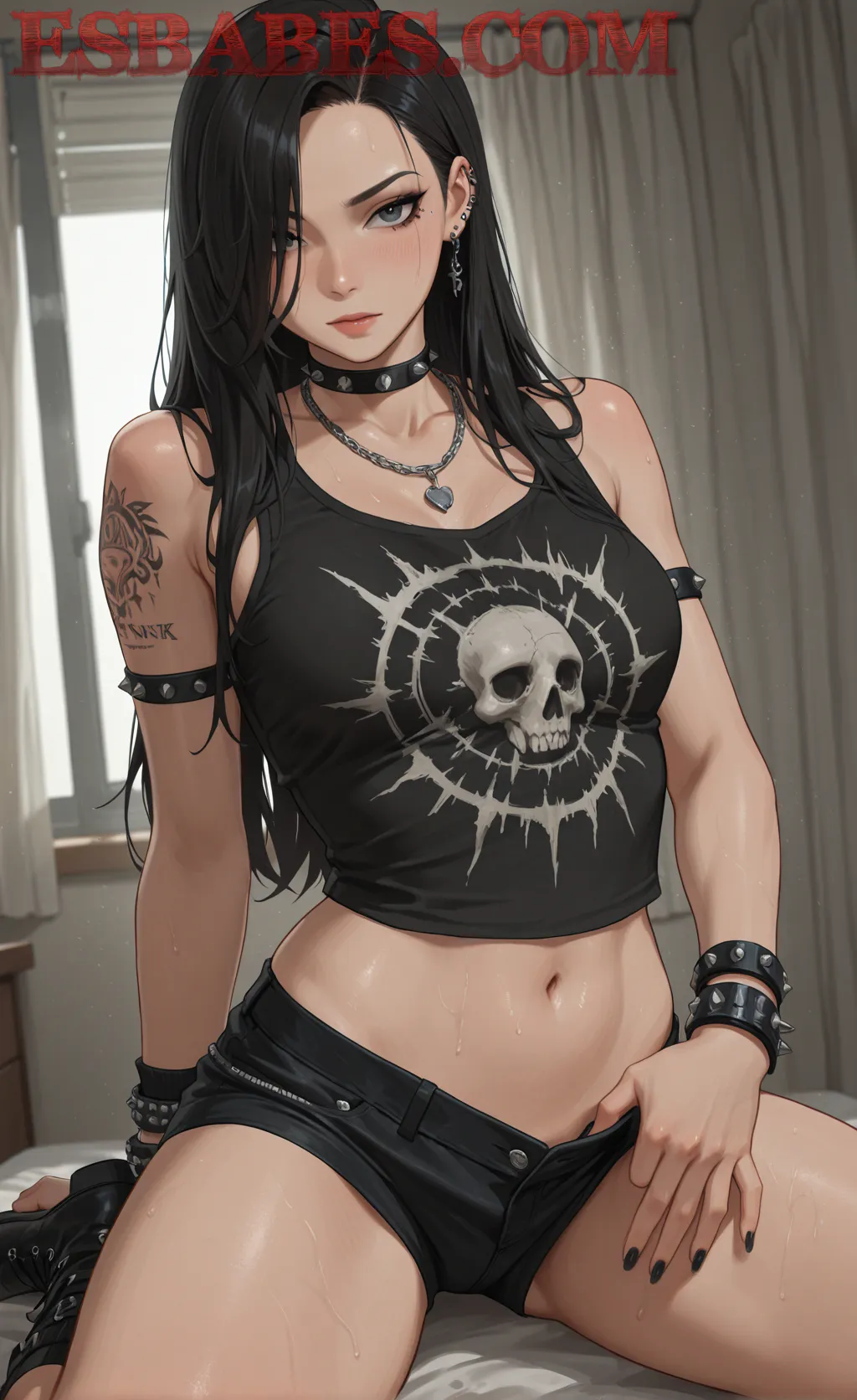 Arte hentai ilustración increíble de Instagram Chicas Nude Quince generado por IA