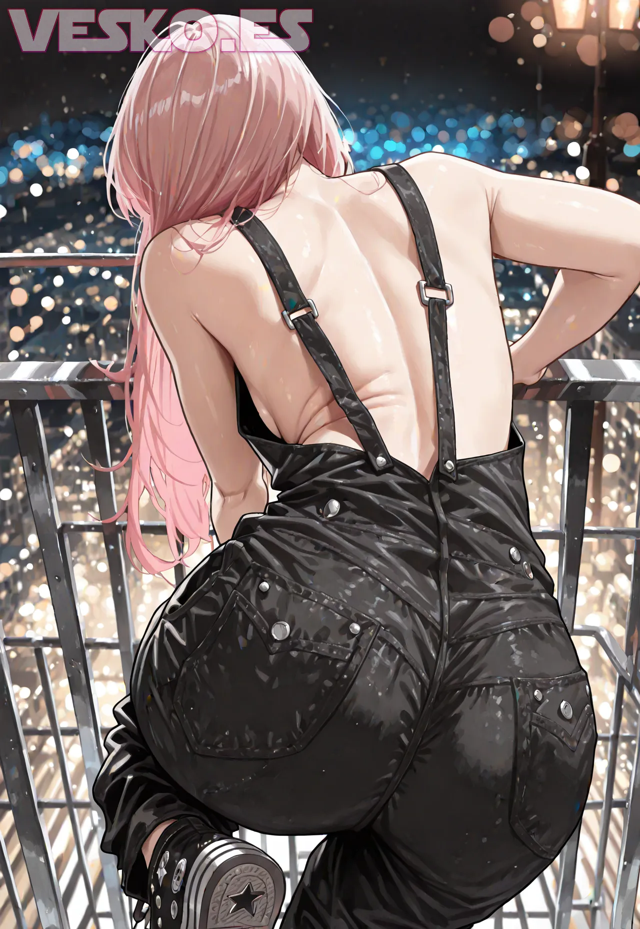 Arte hentai ilustración increíble de Isekai Anime Merch Oppai Catgirl Netorare generado por IA