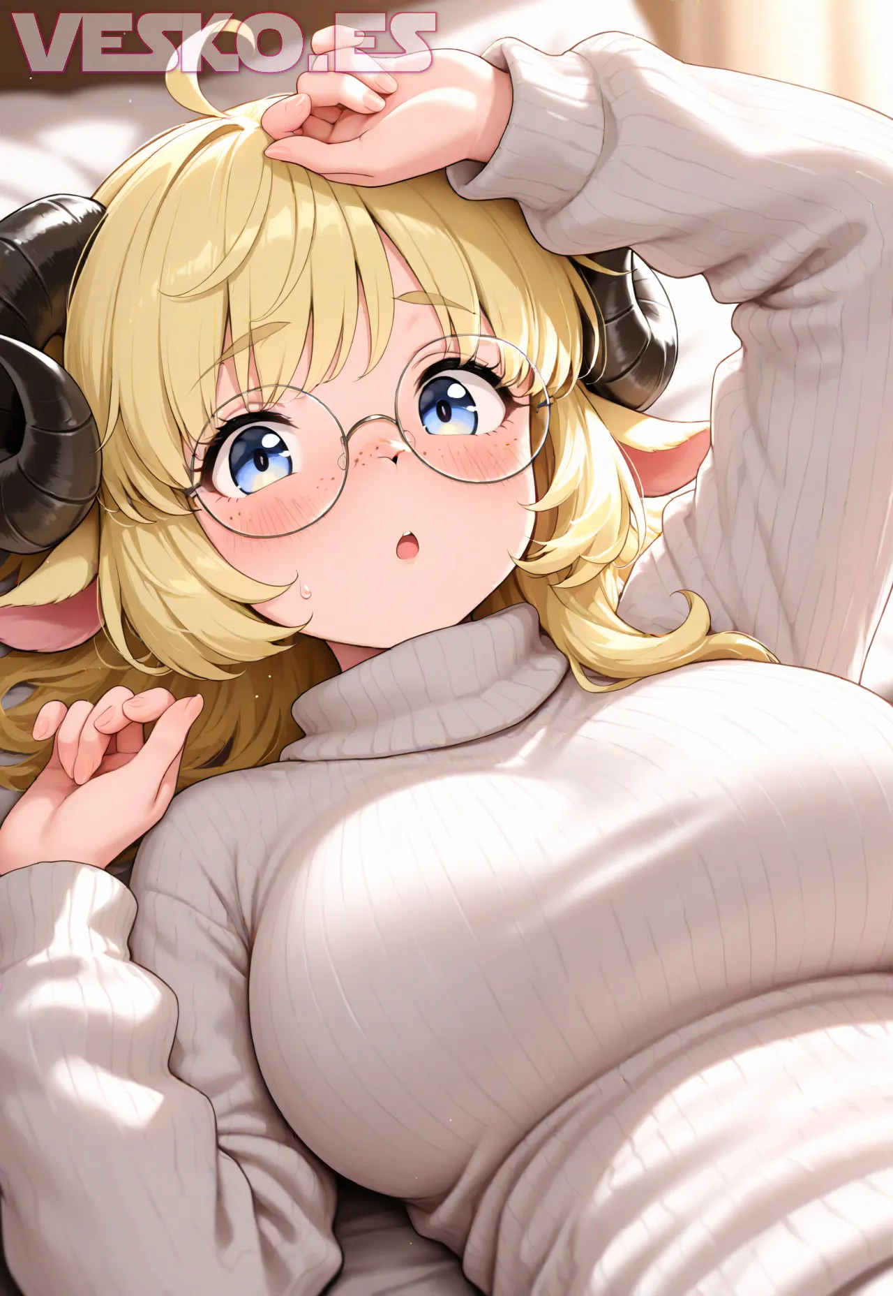 Arte hentai ilustración increíble de Jamie Joi Desnuda generado por IA