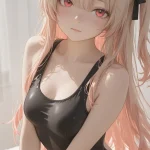 Arte hentai ilustración increíble de Jovencita Bailando generado por IA