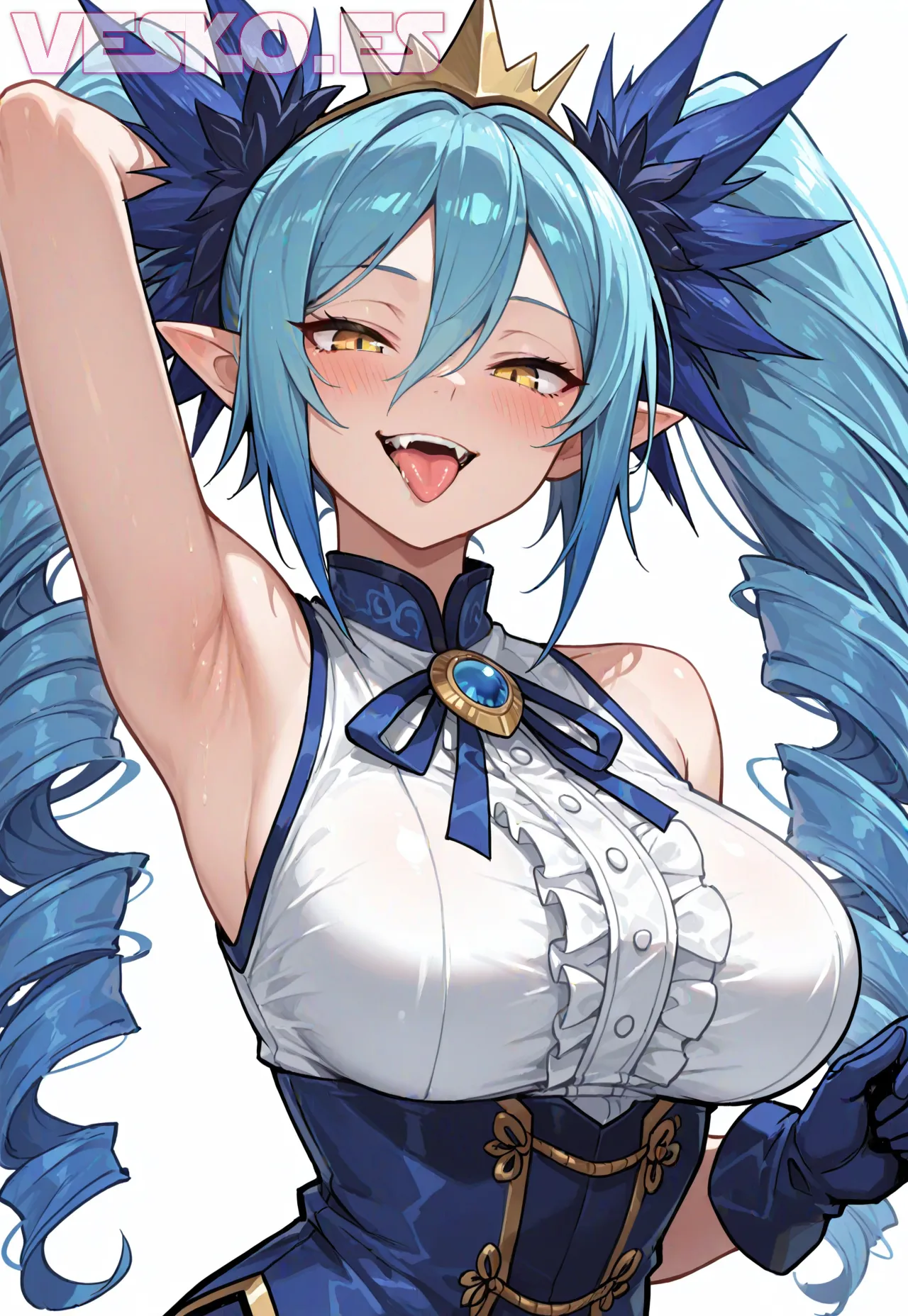 Arte hentai ilustración increíble de Jovencitas Muy Coquetas Y Atrevidas generado por IA