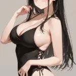Arte hentai ilustración increíble de Jujutsu Kaisen Dandadan Anime Movies Top Anime Goku generado por IA