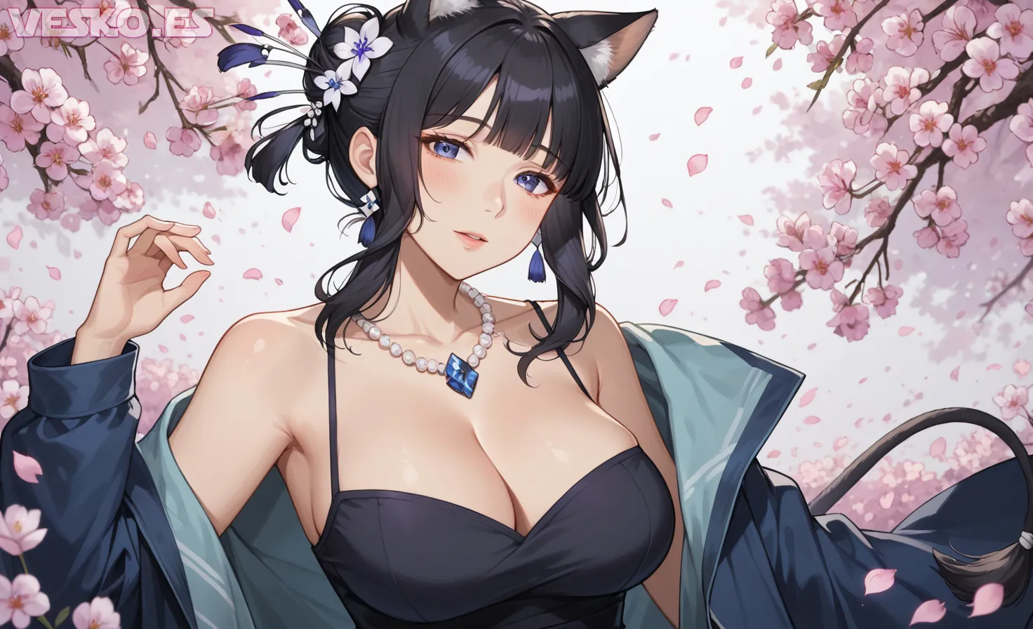 Arte hentai ilustración increíble de Kaiju No 8 Anime Movies Luffy Yaoi Catgirl generado por IA
