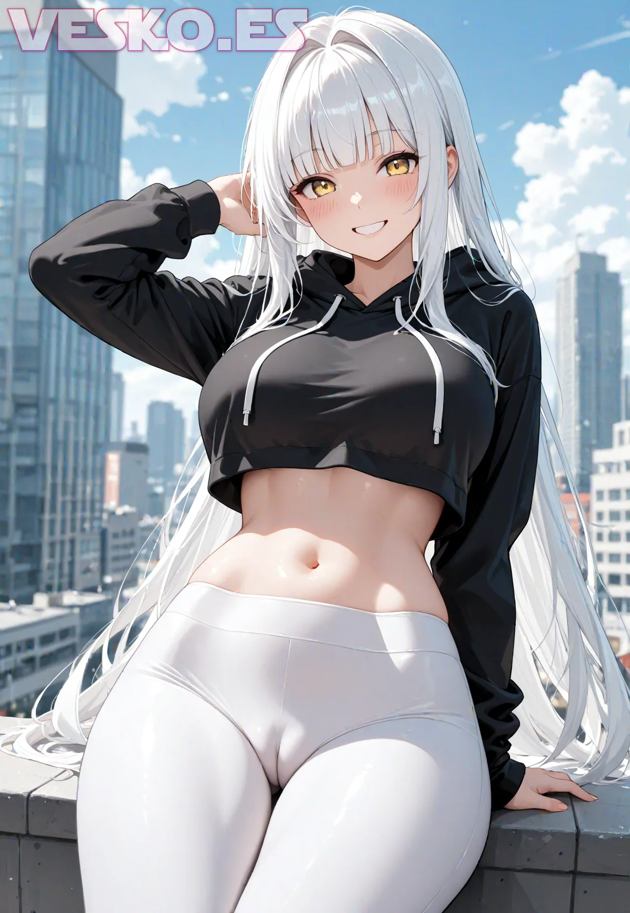 Arte hentai ilustración increíble de Kaiju No 8 Demon Slayer Best Anime Bishounen Shotacon generado por IA