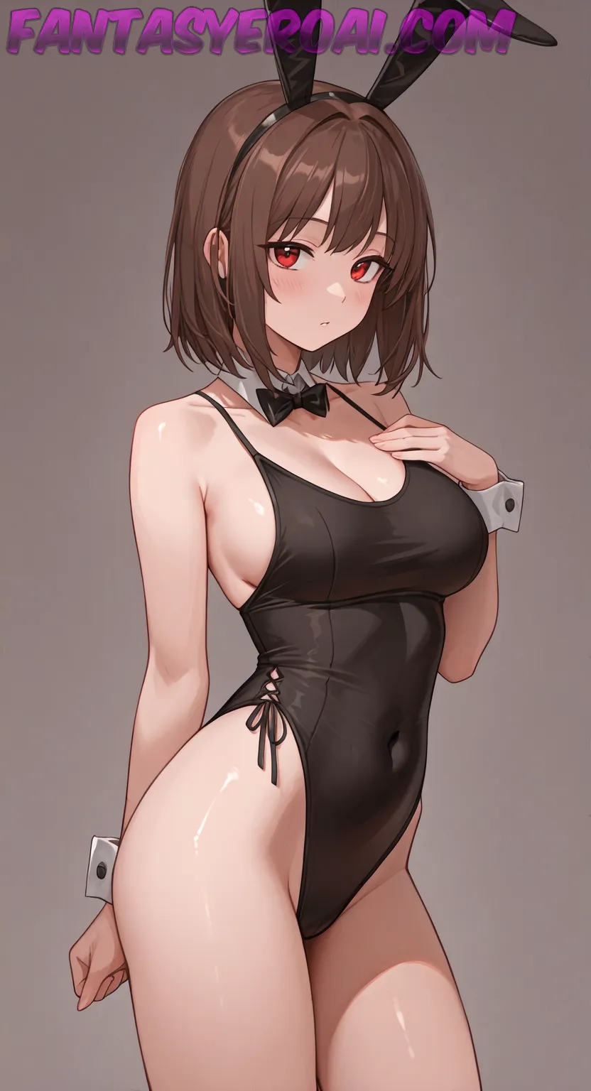 Arte hentai ilustración increíble de Kaiju No 8 New Anime Kemonomimi Harem Moe generado por IA