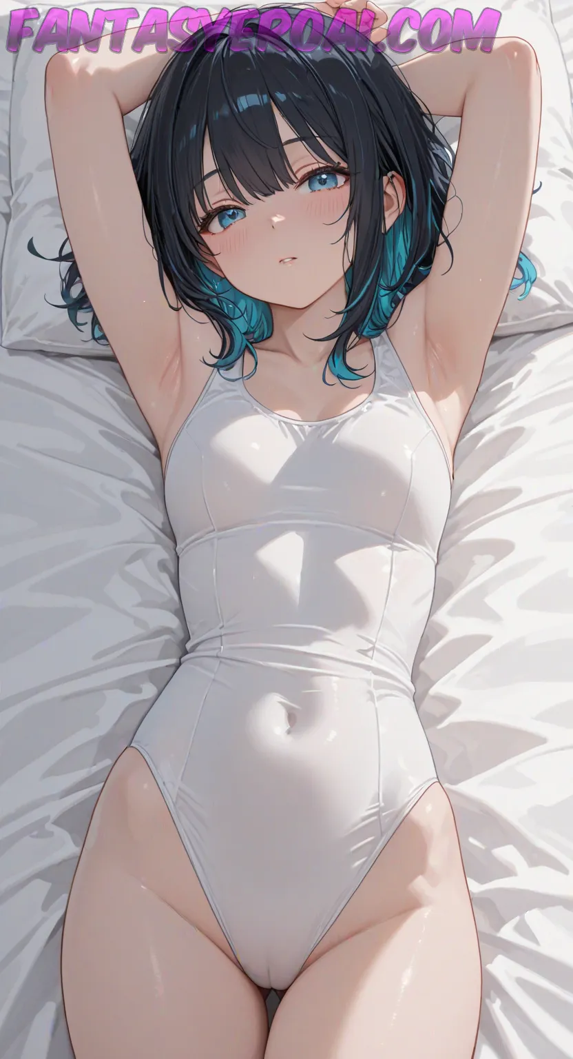 Arte hentai ilustración increíble de La Bella Vecina generado por IA