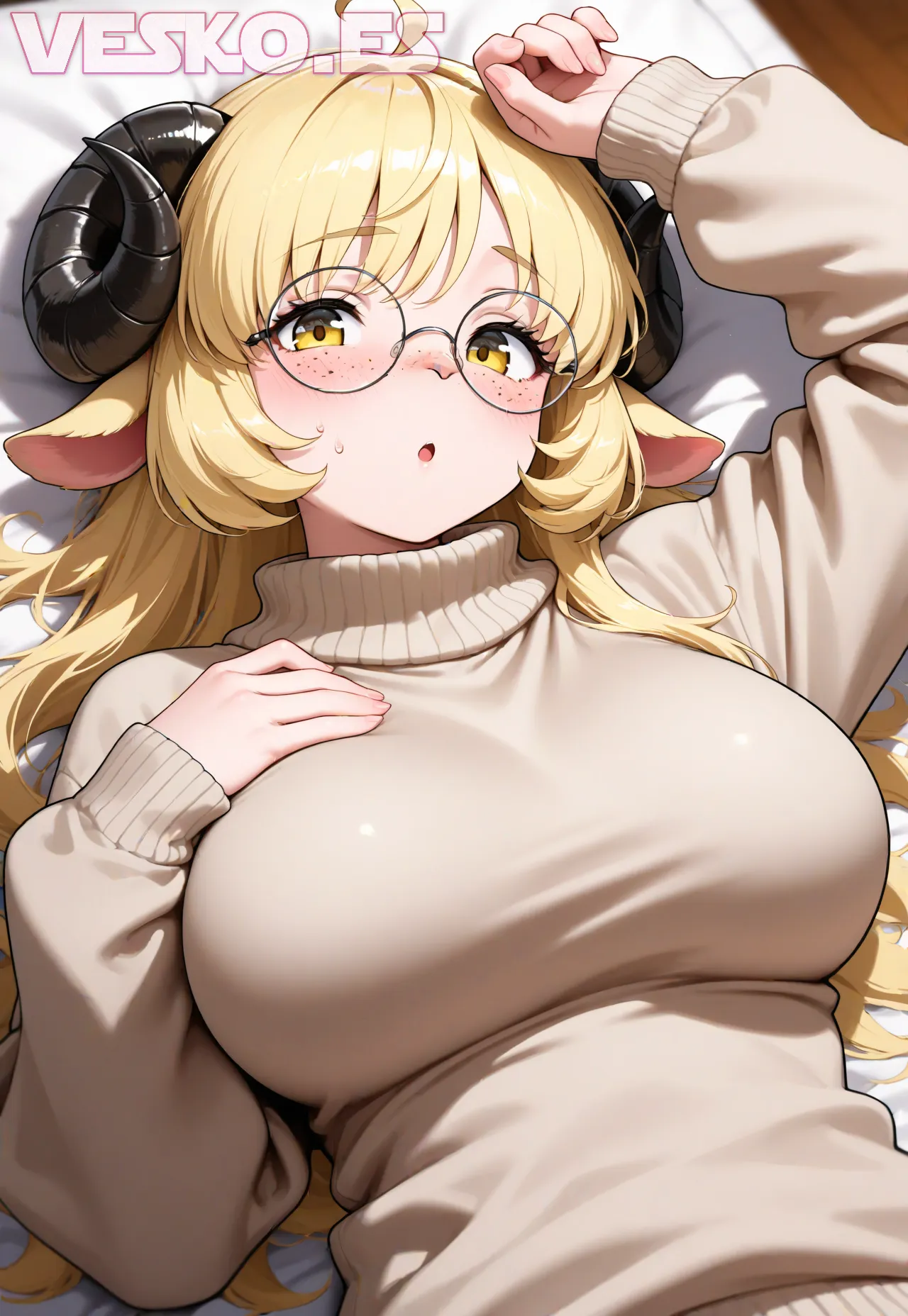 Arte hentai ilustración increíble de Lacole Sawyer Y Su Espectacular Afro Belleza generado por IA