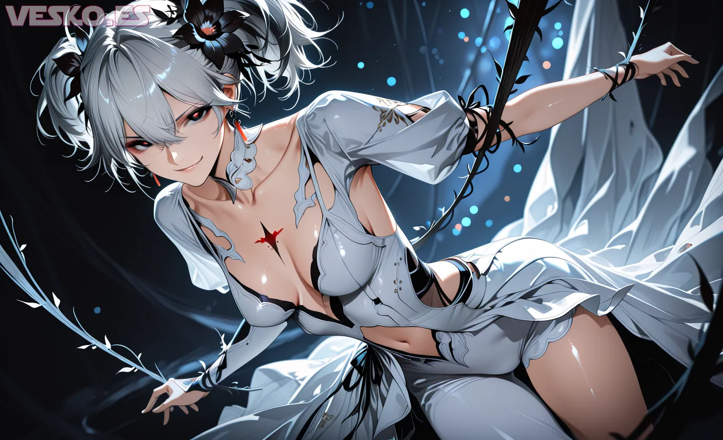 Arte hentai ilustración increíble de Lazarus Seinen Anime Series Shounen Ai Shotacon generado por IA
