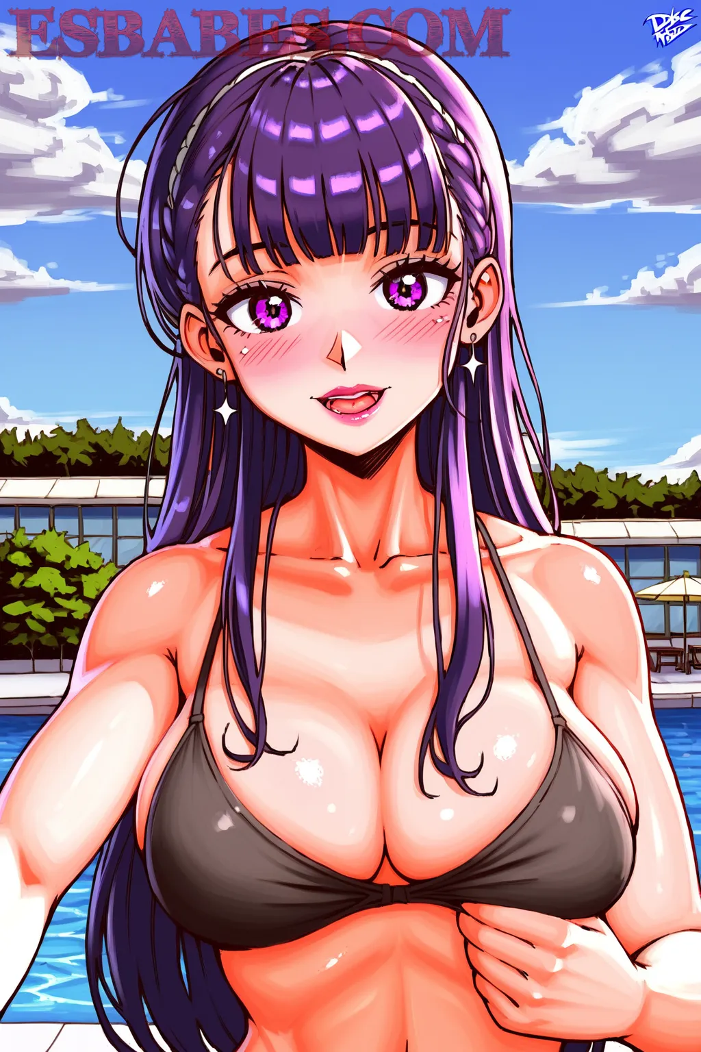 Arte hentai ilustración increíble de Maduras Desnudas Modelos Parte Siete generado por IA