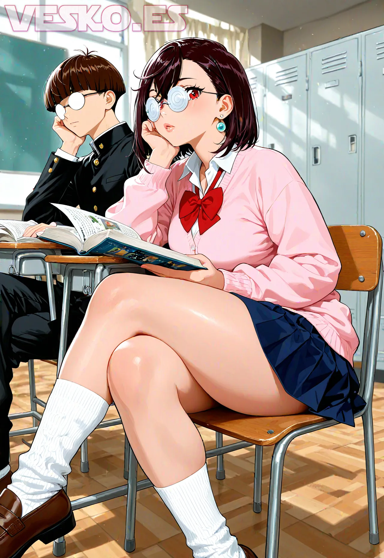 Arte hentai ilustración increíble de Marca De Bikini generado por IA