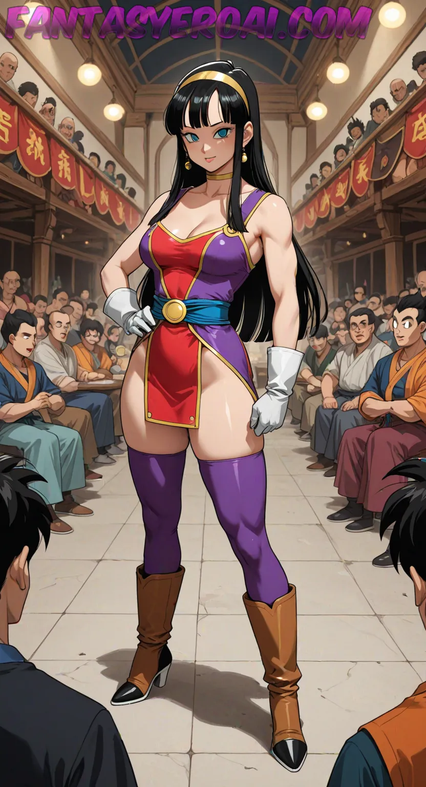 Arte hentai ilustración increíble de Maria Fernanda Desnuda generado por IA