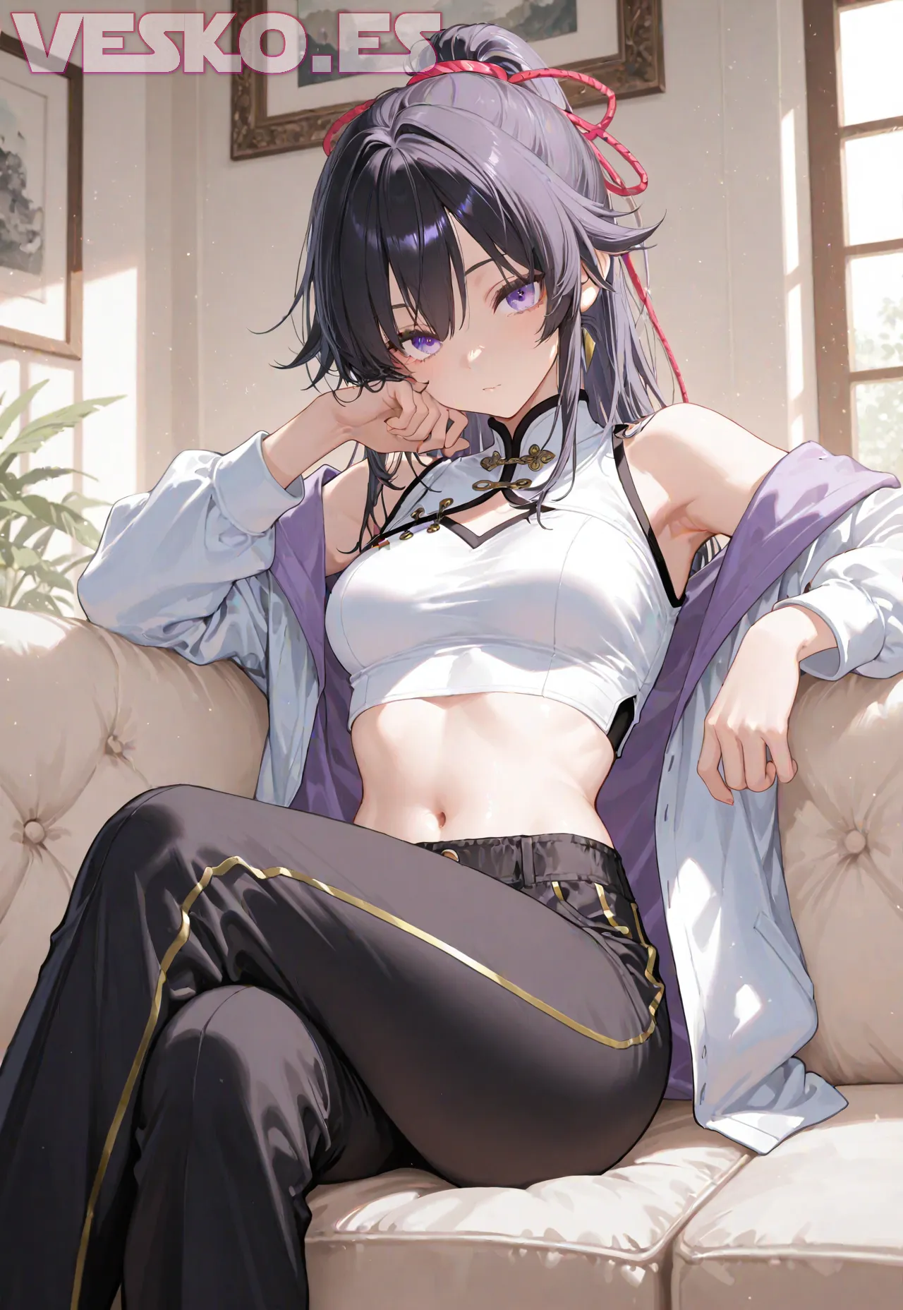 Arte hentai ilustración increíble de Maria Fernanda generado por IA