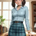 Arte hentai ilustración increíble de Modelos Y Famosas Pilladas Desnudas Parte 8 generado por IA