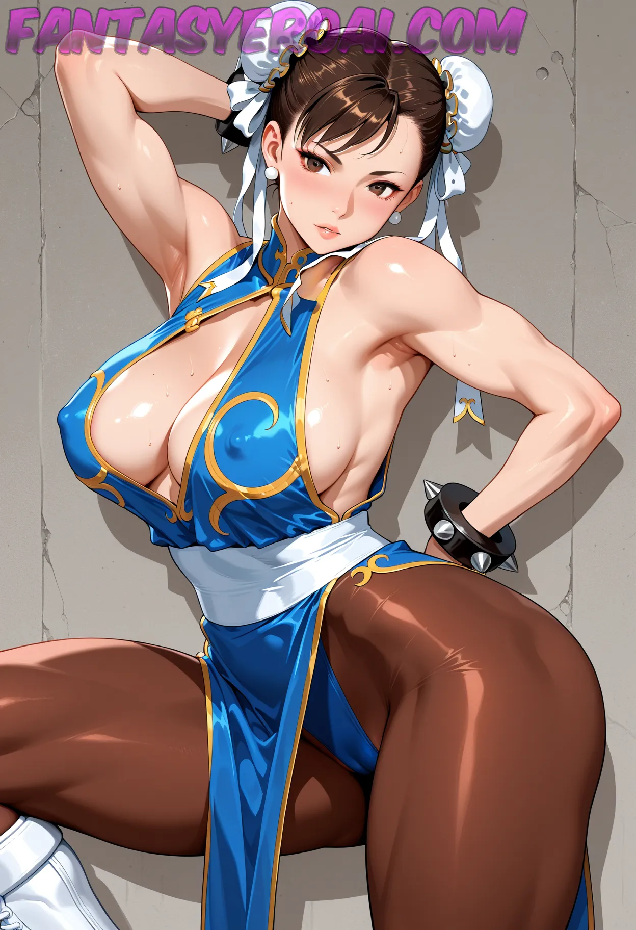 Arte hentai ilustración increíble de Mostrando Su Sexy Culo generado por IA