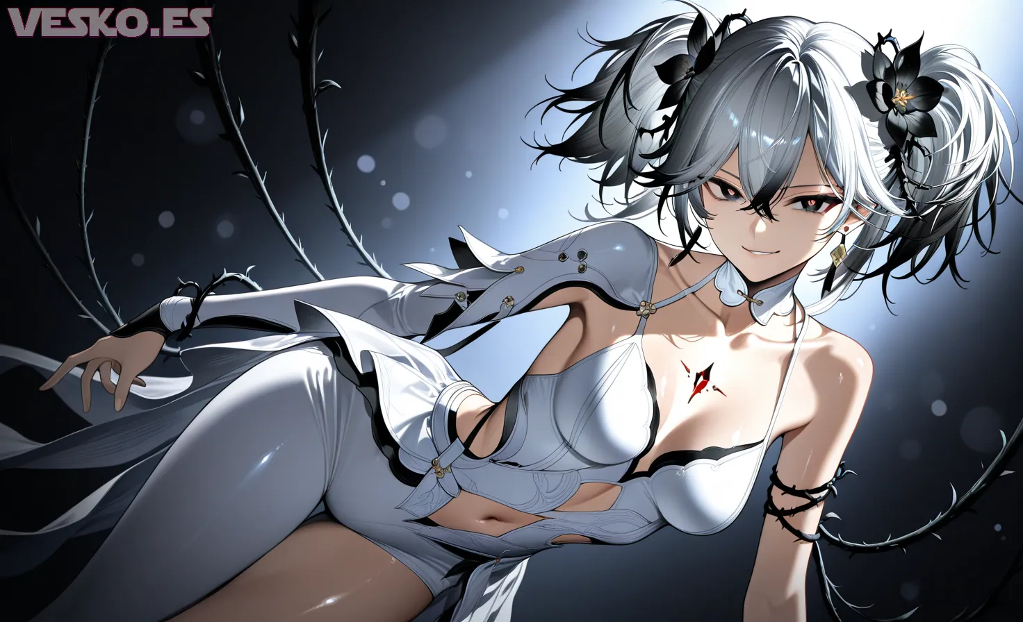 Arte hentai ilustración increíble de Mulatas Con Te generado por IA
