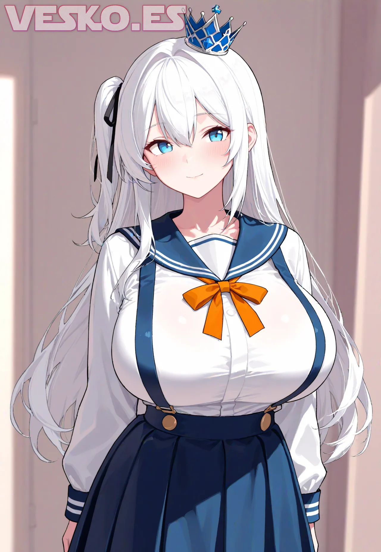 Arte hentai ilustración increíble de Muriel Naked generado por IA