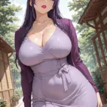 Arte hentai ilustración increíble de My Hero Academia Shonen Anime 2025 Fan Service Tsundere generado por IA