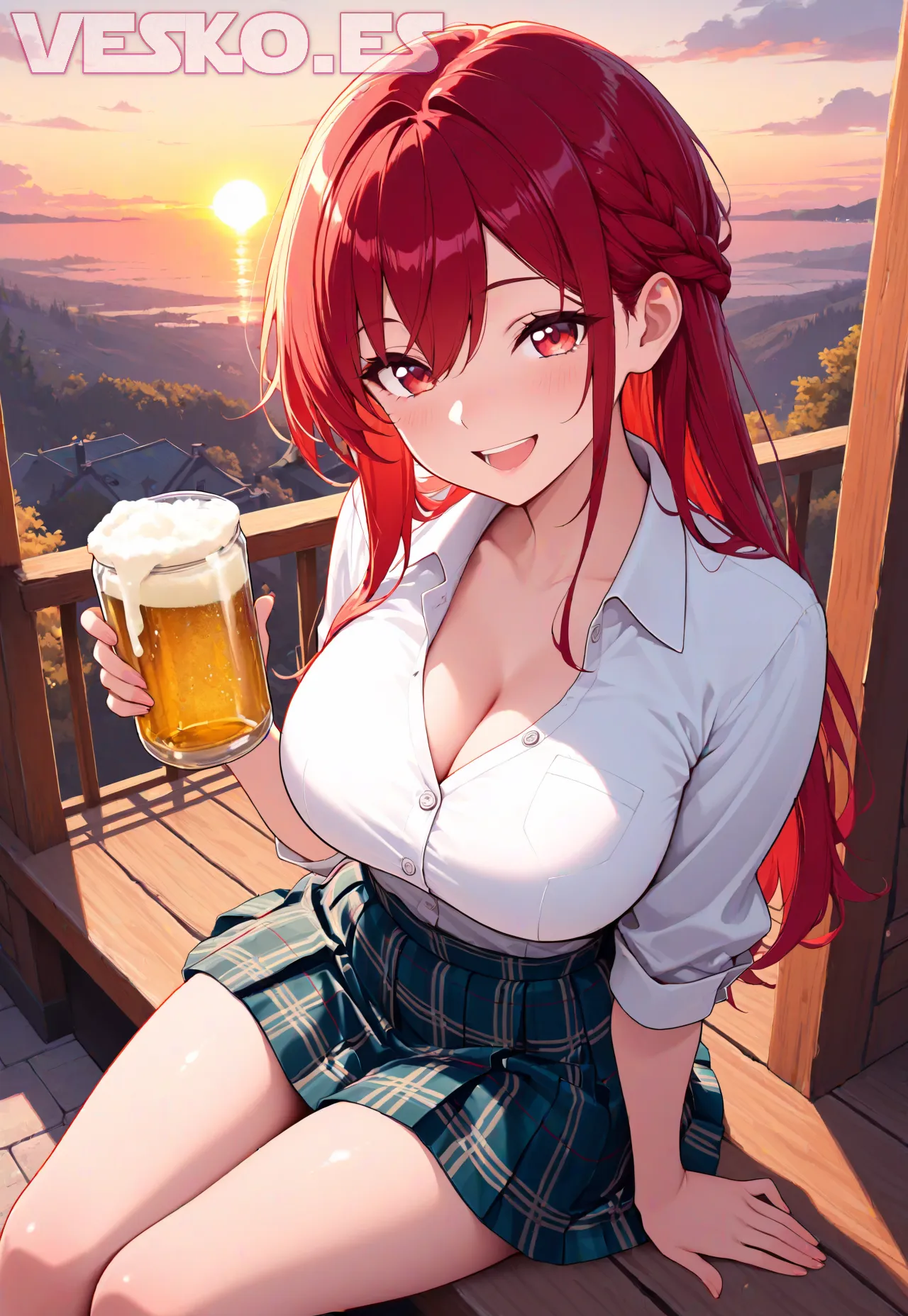 Arte hentai ilustración increíble de Naked Picture Gallery generado por IA