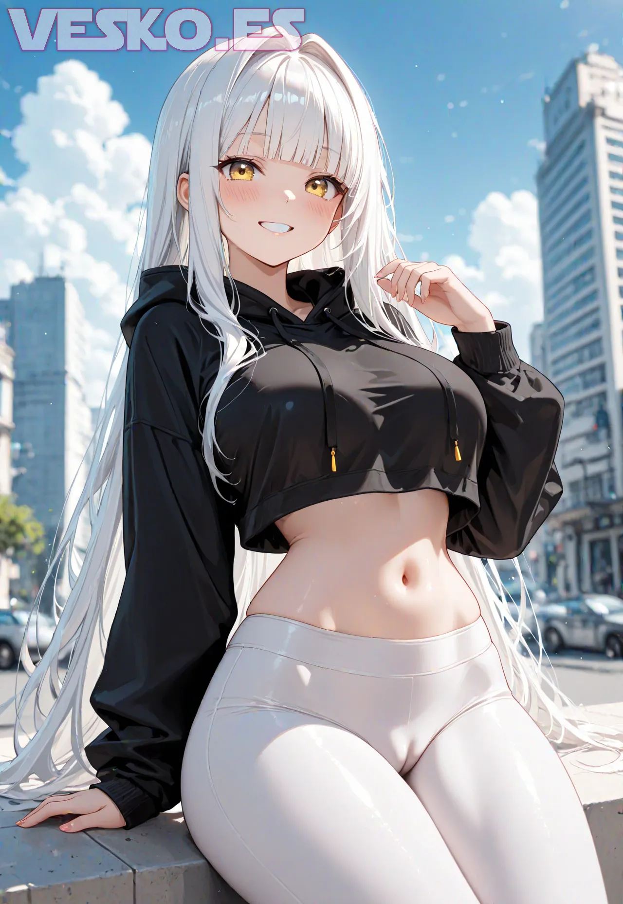 Arte hentai ilustración increíble de Naked Tits generado por IA