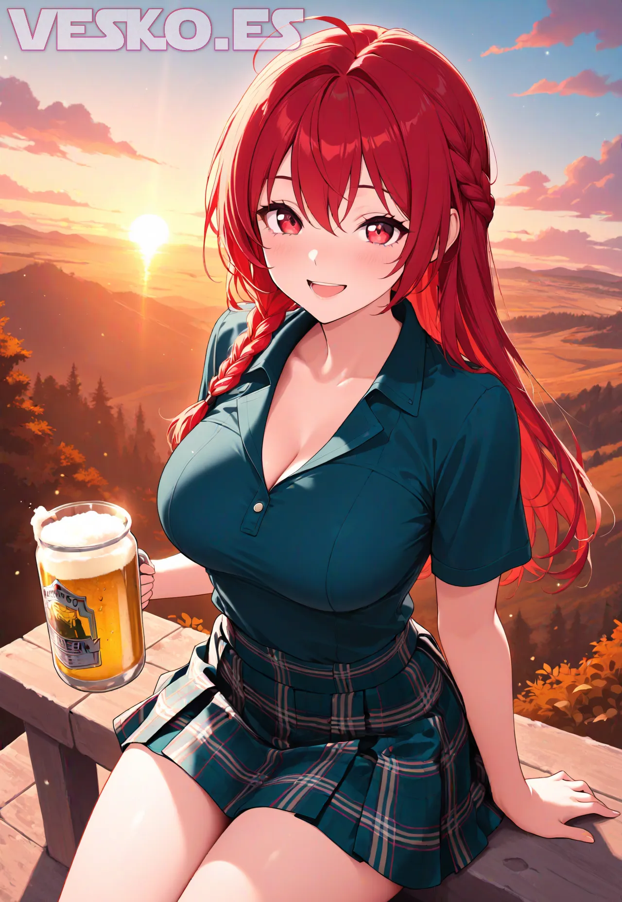 Arte hentai ilustración increíble de Naruto Lazarus Crunchyroll Anime Wallpaper Moe generado por IA
