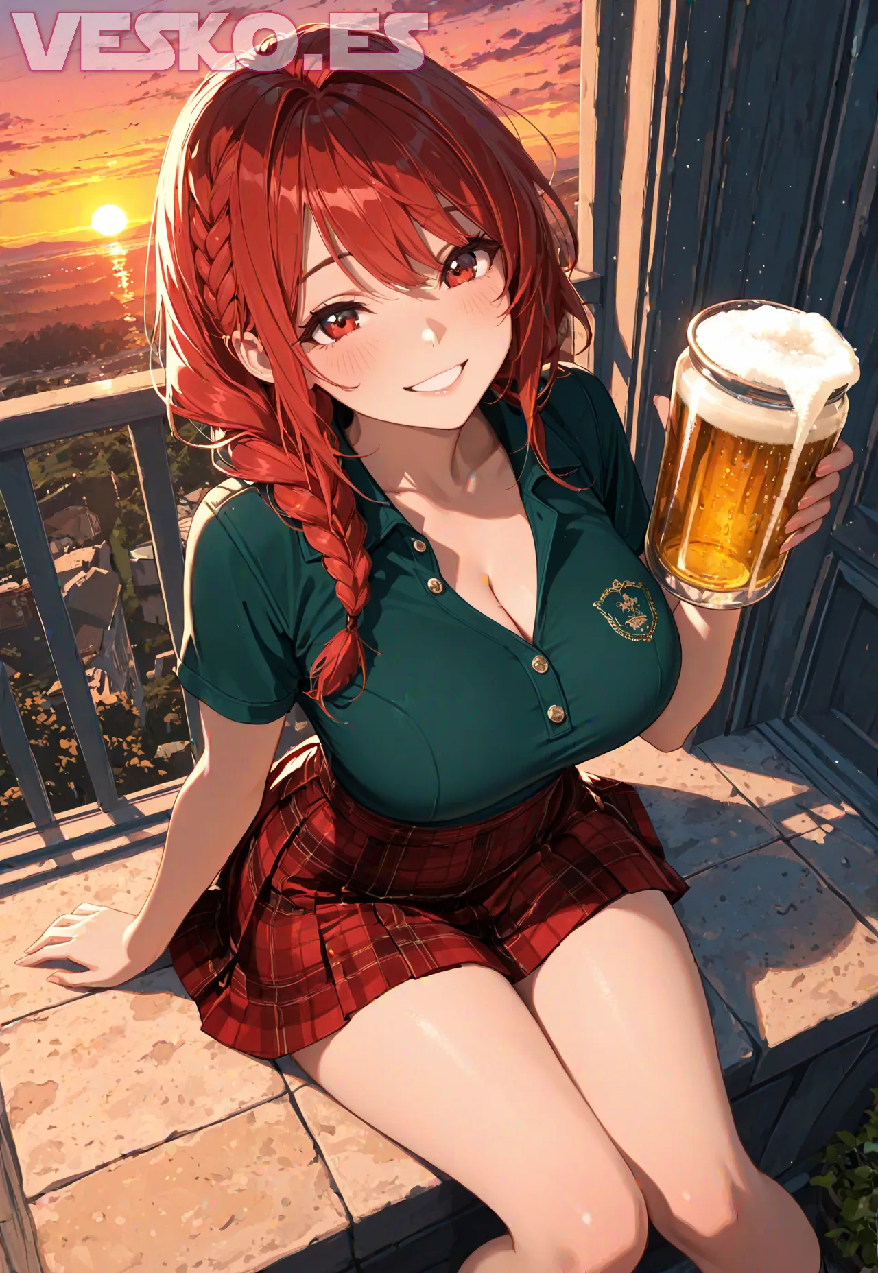 Arte hentai ilustración increíble de Naturally Gorgeous Amateurs Baring It All For The World To See generado por IA