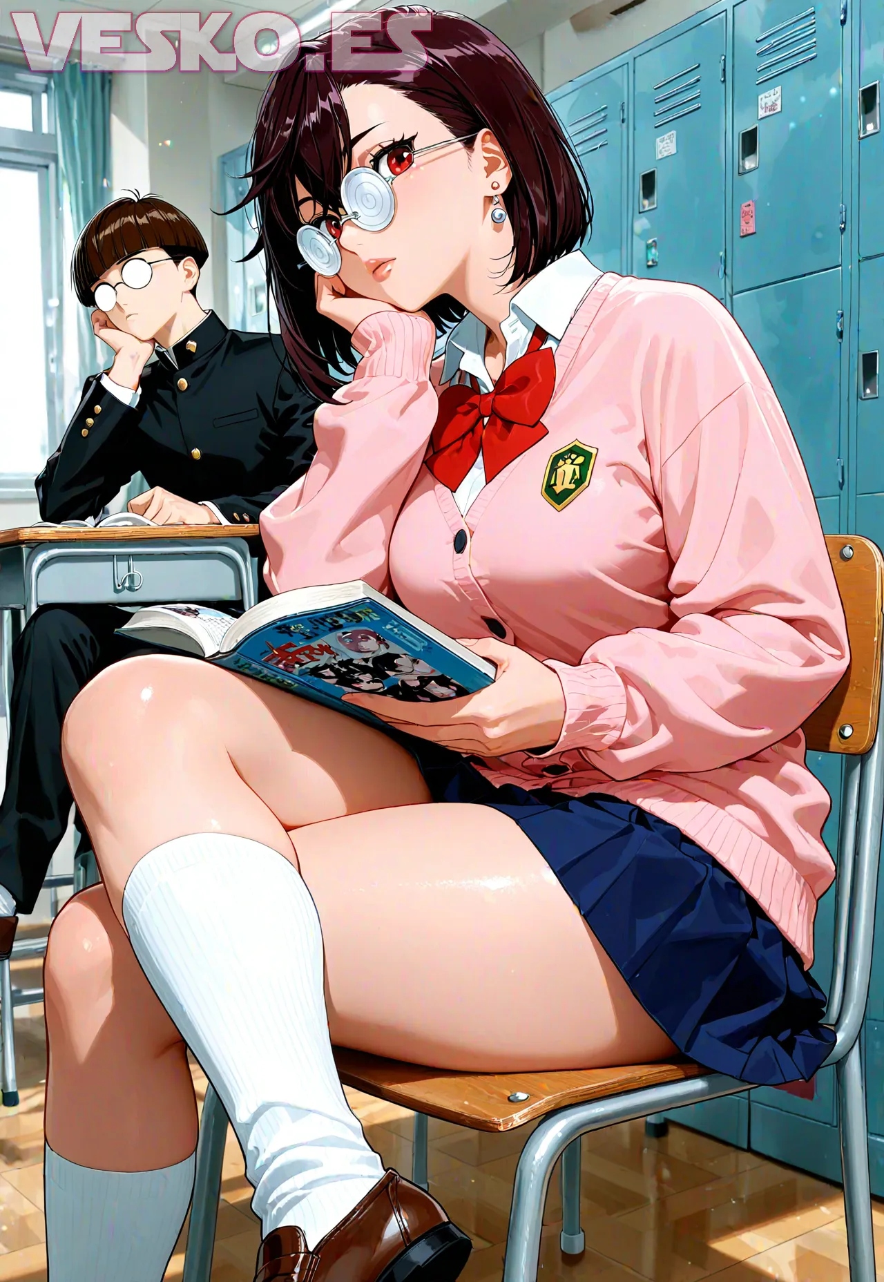 Arte hentai ilustración increíble de Netflix Anime Anime Dubbed Amv Anime Reviews Senpai generado por IA