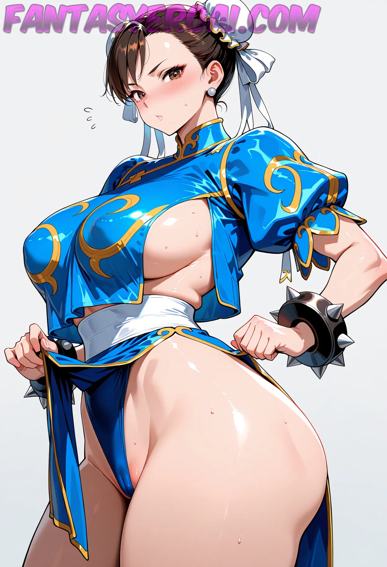 Arte hentai ilustración increíble de Niemira Tetas generado por IA