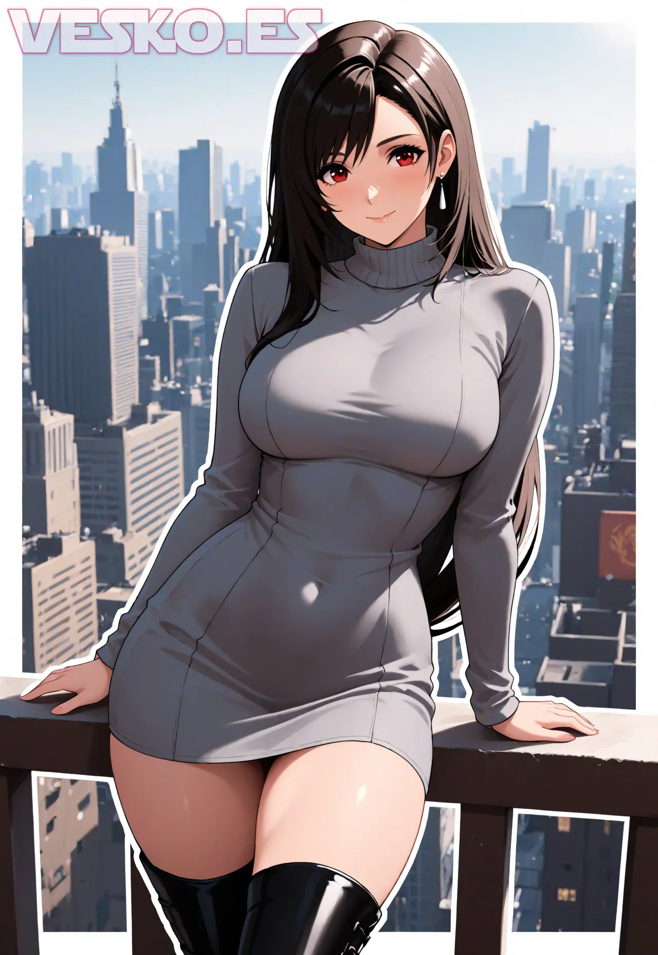 Arte hentai ilustración increíble de Oshi No Ko Anime Dubbed Anime Trailer Eren Yeager Yandere generado por IA