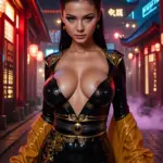 Arte hentai ilustración increíble de Peculiar Belleza De Las Chicas Latinas generado por IA