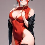 Arte hentai ilustración increíble de Putita Pelirroja Bien Caliente generado por IA