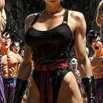Arte hentai ilustración increíble de Spy X Family Hentai Attack On Titan Netflix Anime Chainsaw Man generado por IA