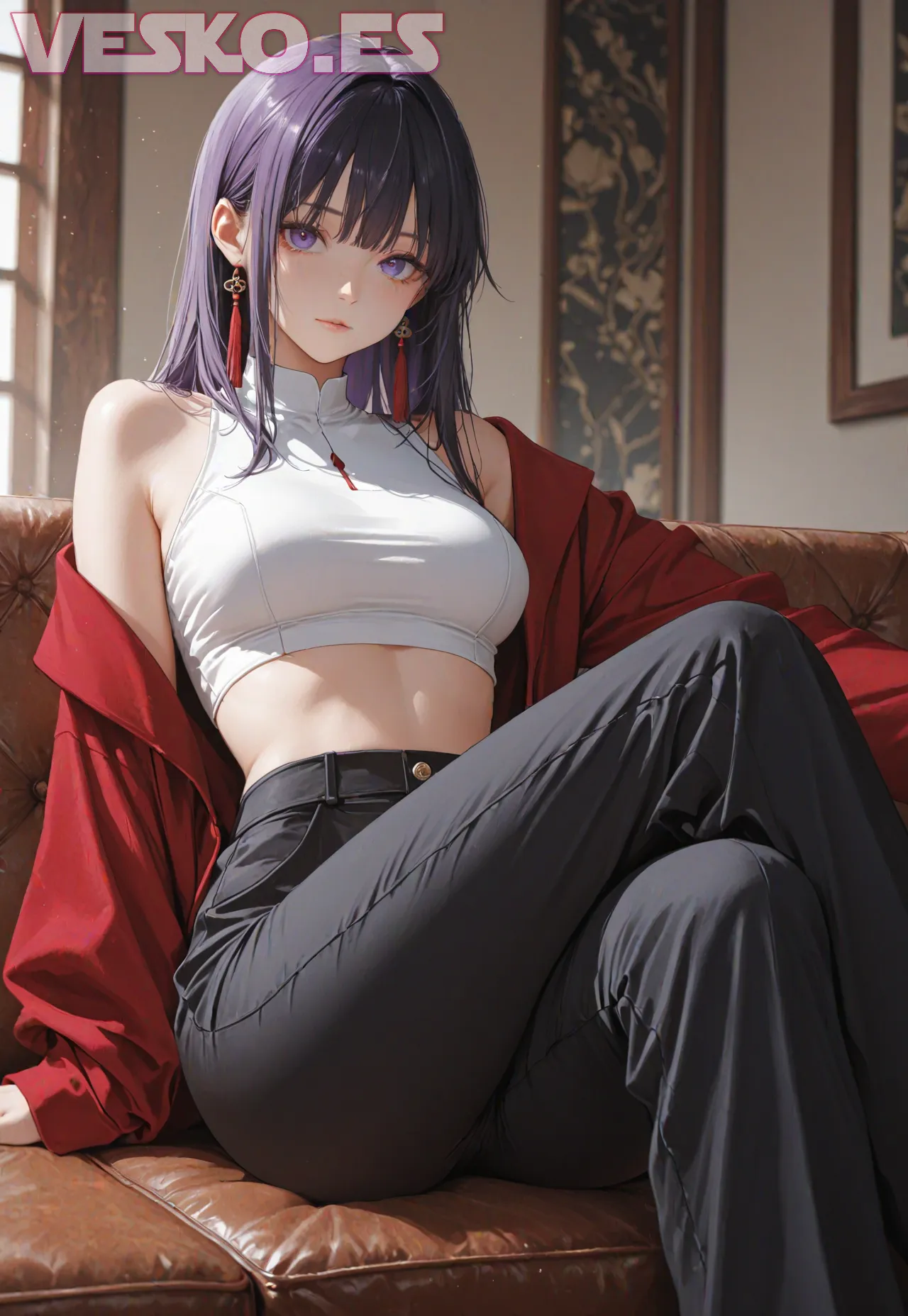 Arte hentai ilustración increíble de Spy X Family Tokyo Revengers Anime Merch Tsundere Senpai generado por IA