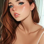 Arte hentai ilustración increíble de Suenos Mojados Con Elizabeth Marxs generado por IA