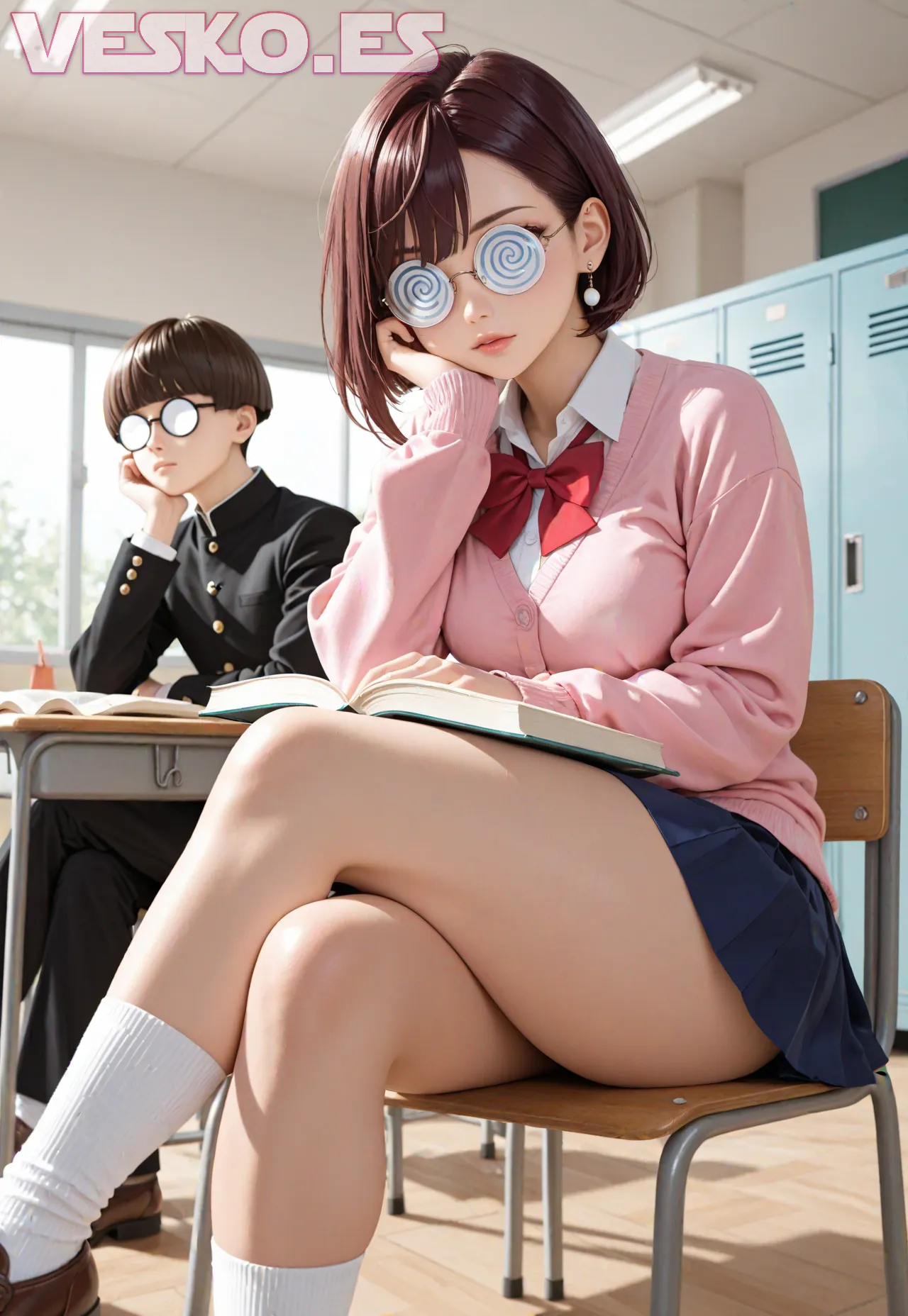 Arte hentai ilustración increíble de Vemos Las Chicas generado por IA