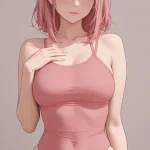 Arte hentai ilustración increíble de Vida Nocturna Anime generado por IA
