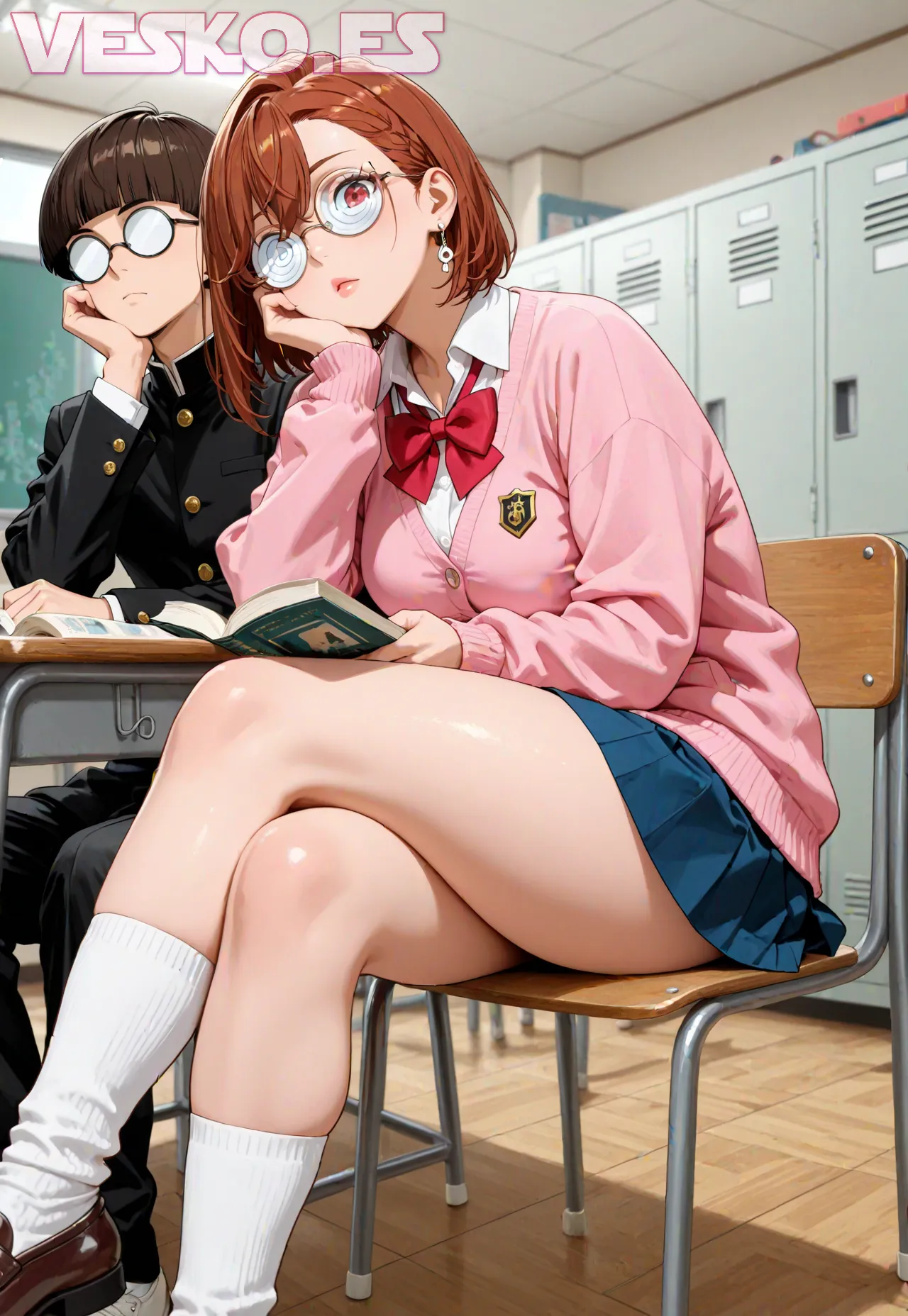 Arte hentai ilustración increíble de Watch Anime Manga Anime Series Anime Merch Reverse Harem generado por IA