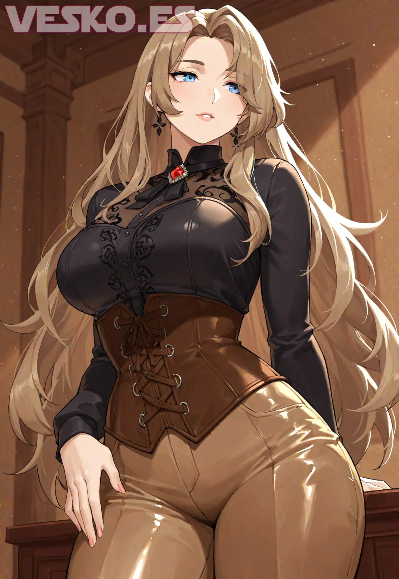 Arte hentai ilustración increíble de Witch Hat Atelier Watch Anime Anime Opening Bishounen Kemonomimi generado por IA